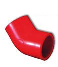 Codo de 45º ABS rojo, referencia AEVPIP-006 de Aguilera electrónica